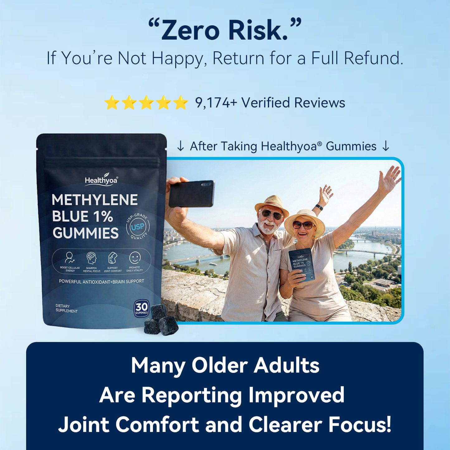🛡️Methylene Blue Gummies - Move Easier. Feel Lighter. Live Freer.